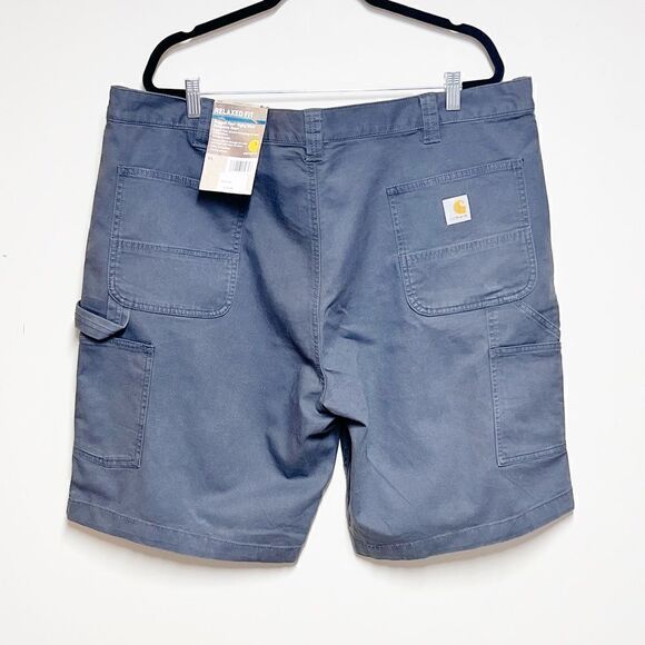 NWT Carhartt Rugged Flex Rigby Work Shorts Grey Mens Sz 44 - Picture 2 of 4